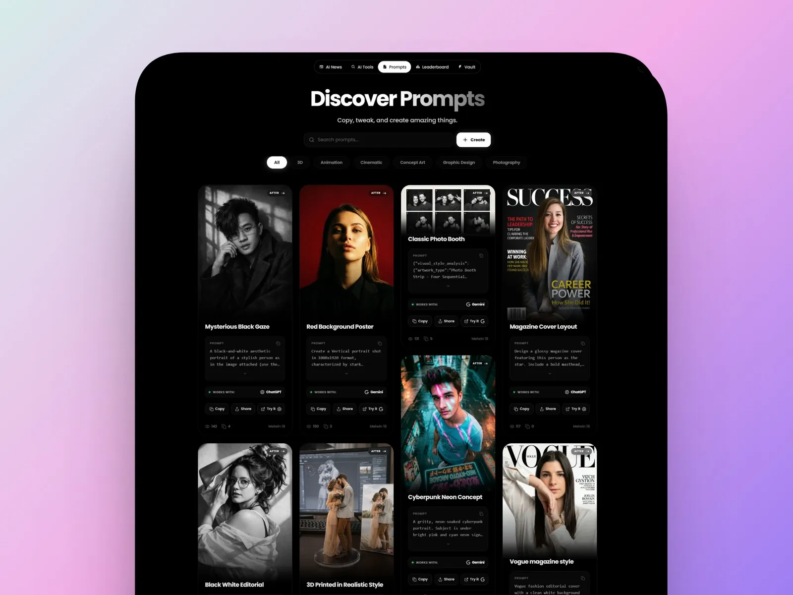 AIVERSE — Prompt library