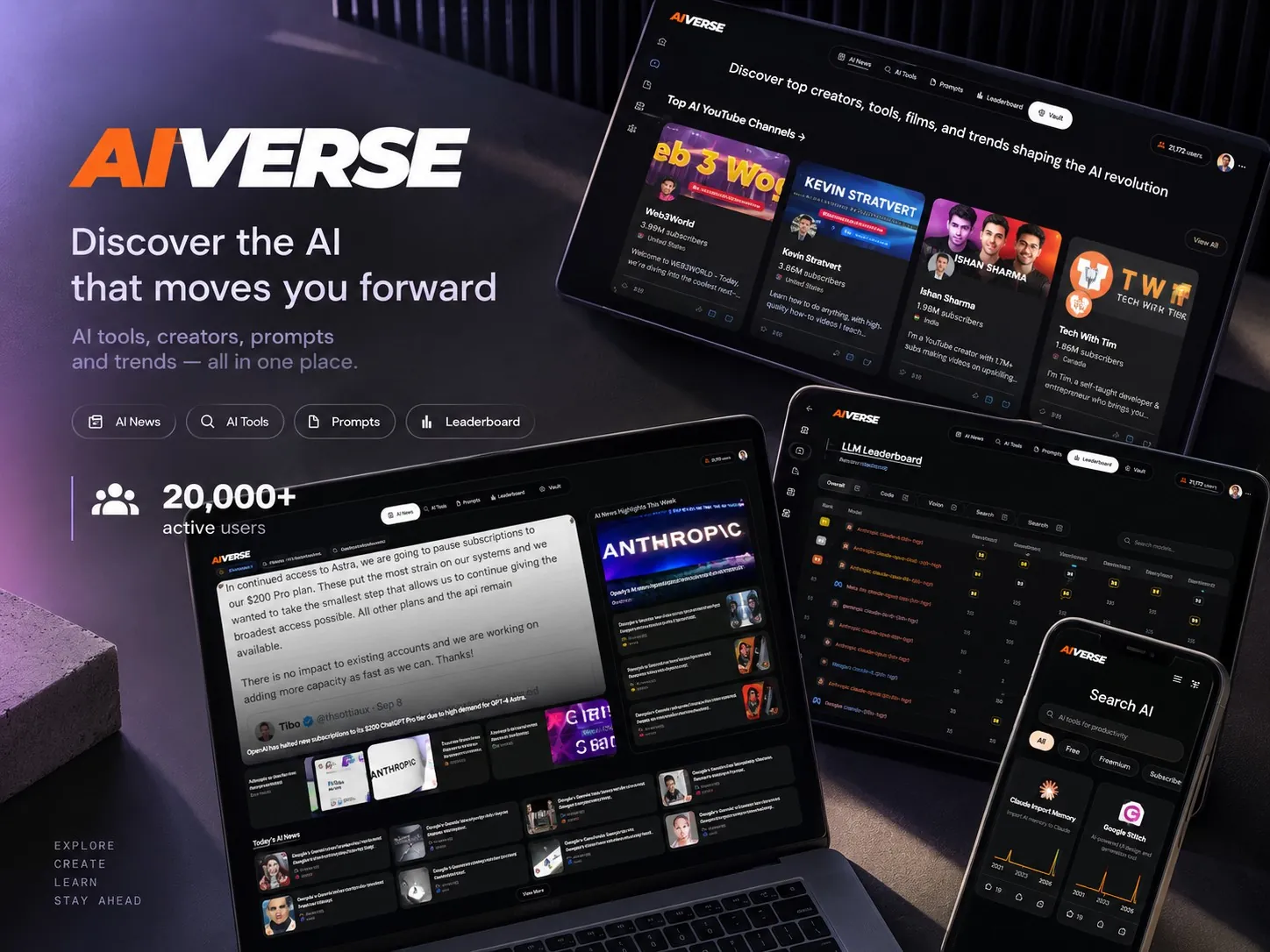 AIVERSE screen