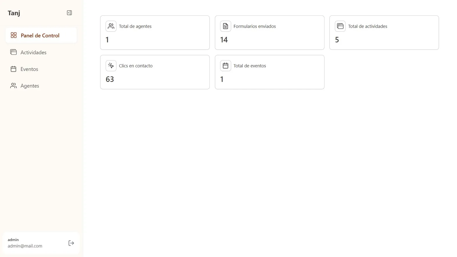 MYCOTOUR — Organiser dashboard
